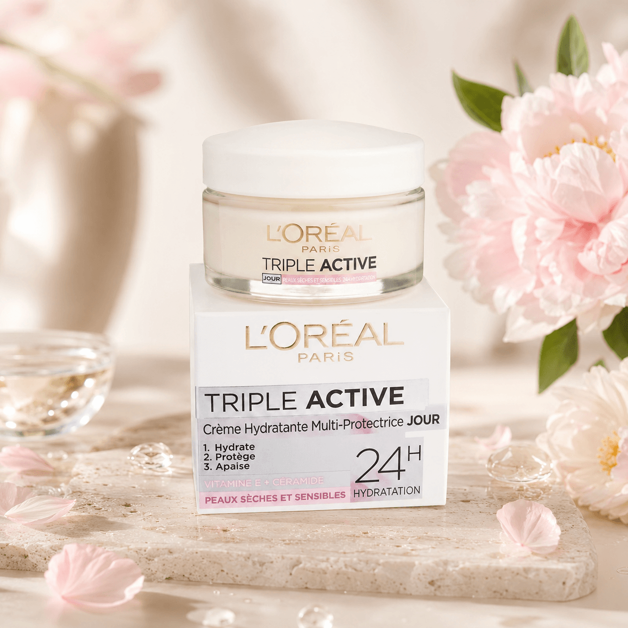 Crème Hydratante Triple Active L'Oréal