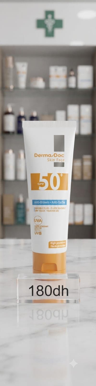 DermaDoc SPF 50+ Crème Solaire