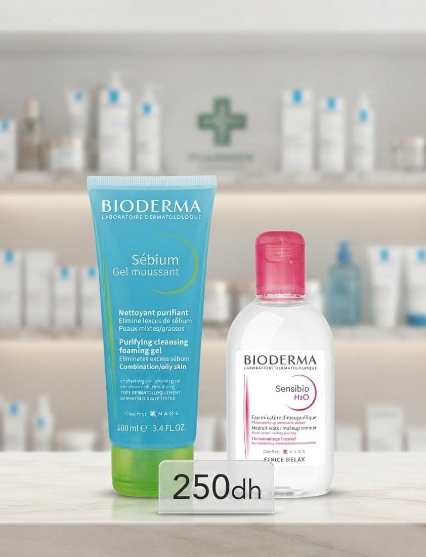 Bioderma Sébium Gel Moussant et Sensibio H2O
