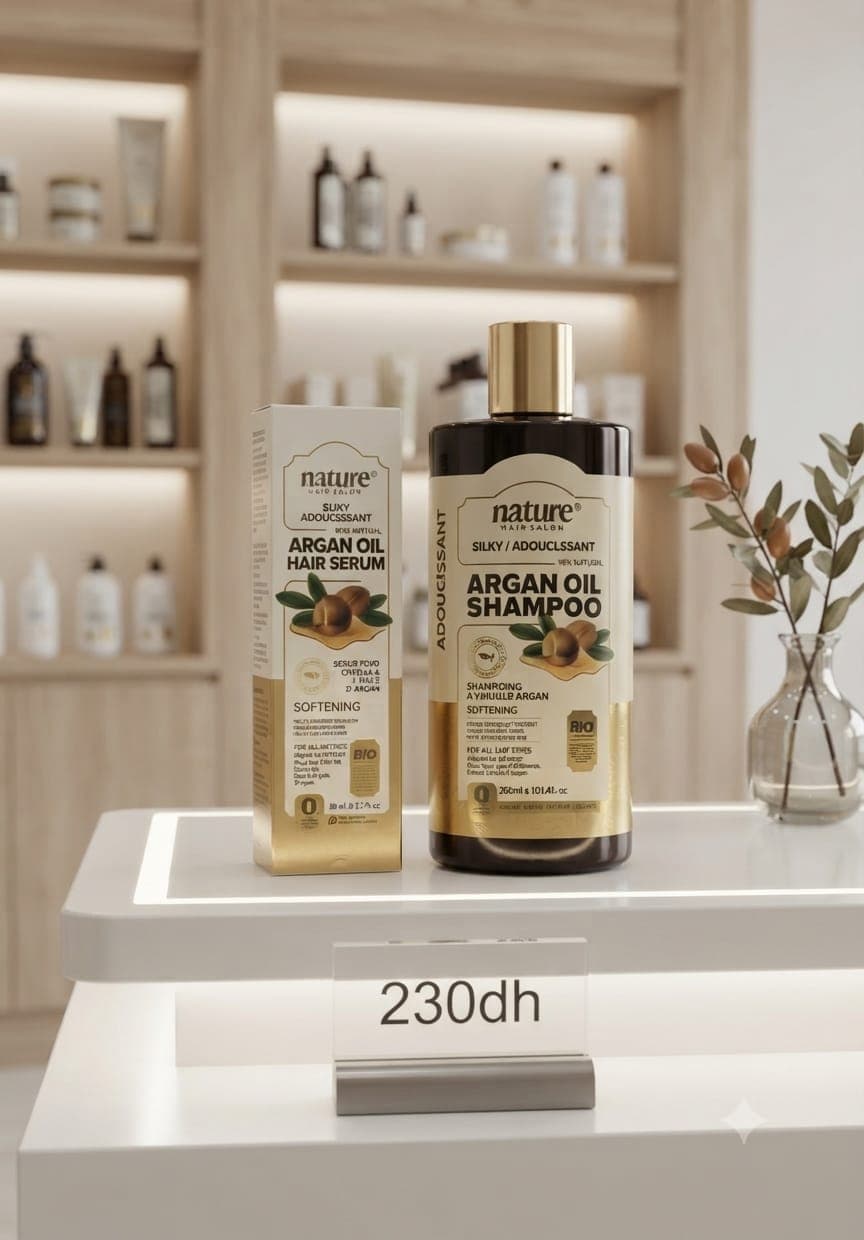 Shampoing à l'huile d'argan Nature