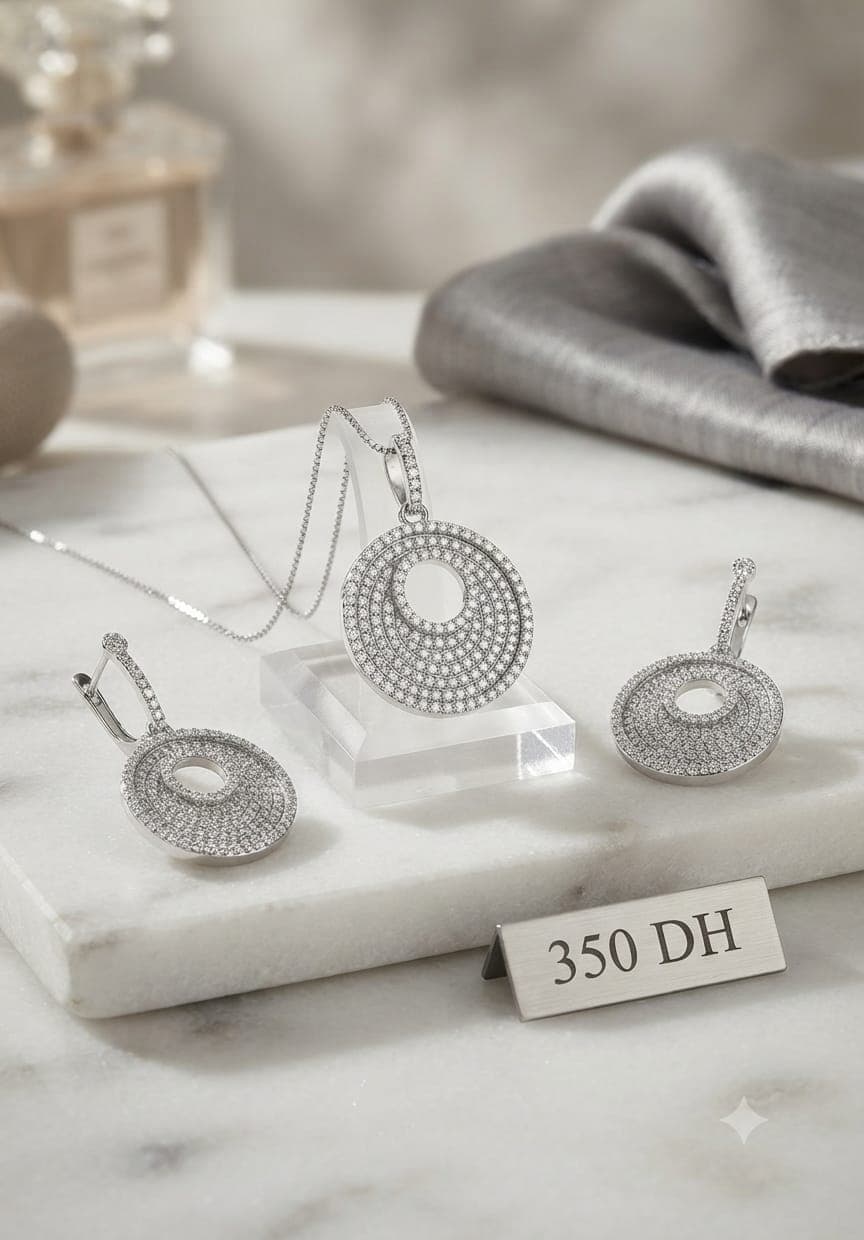 Bijoux en Argent avec Zircons