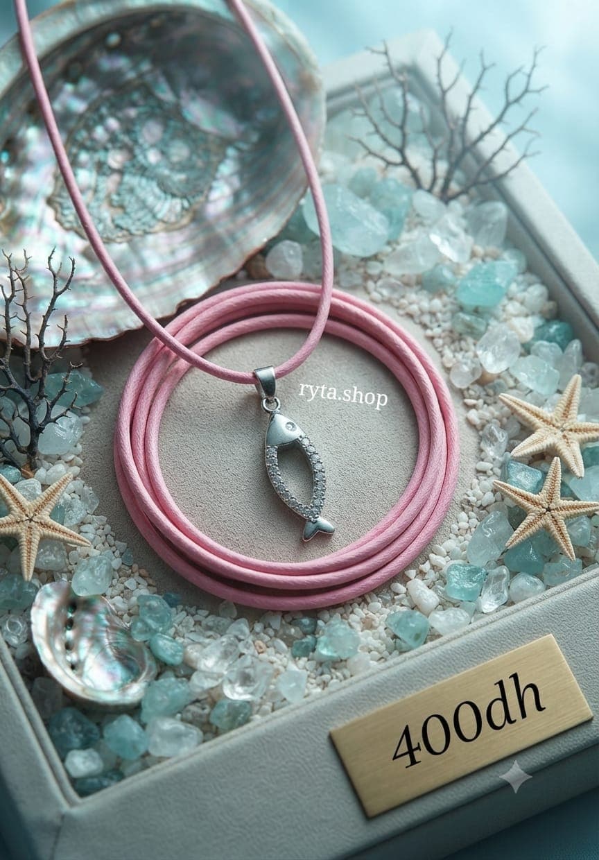 Collier Poisson Argenté